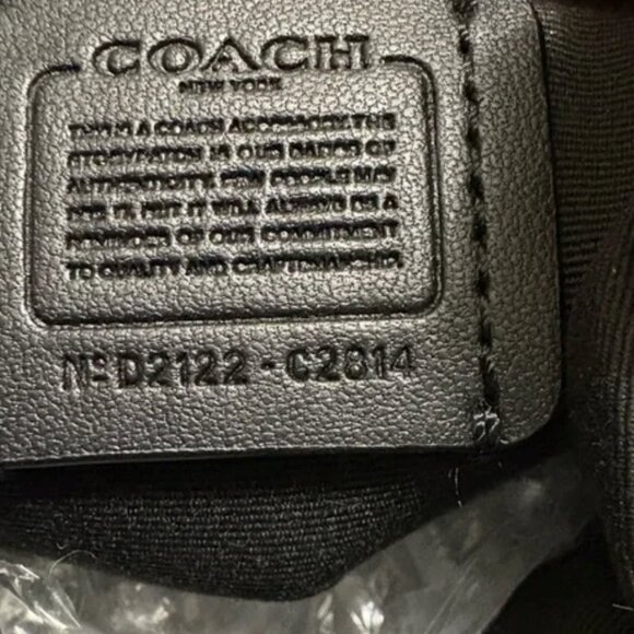 Coach Addie Crossbody Bag | LIKE NEW | Black Pebble Leather | Structured - Picture 8 of 14